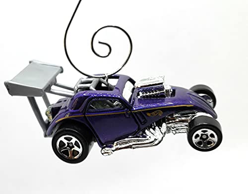 Fiat 500C Purple Christmas Ornament