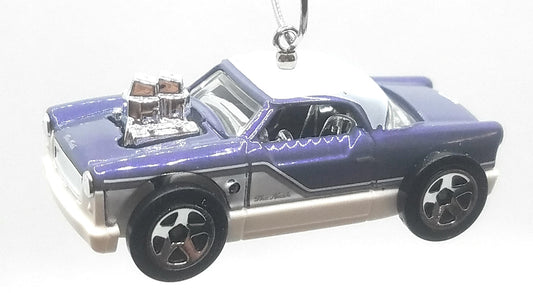The Nash White Light Purple Christmas Ornament