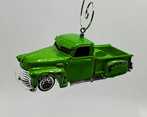 1950 Chevy 3100 Truck La Troca Green Christmas Ornament