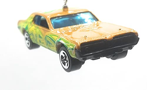 1968 Cougar Bronze Green Sides Christmas Ornament
