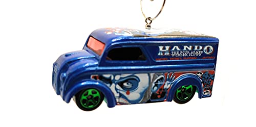 Divco Dairy Delivery Truck Clowns Blue Christmas Ornament