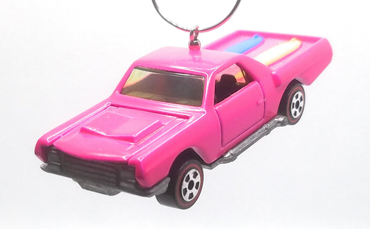 Chevy El Camino Pink Christmas Ornament