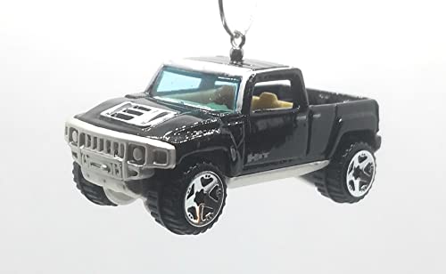 Hummer H3T Black Christmas Ornament
