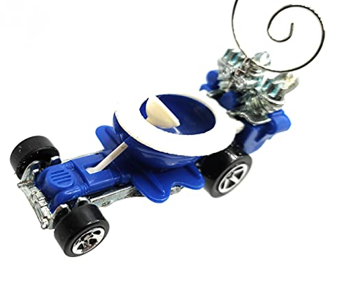 Toilet Car Blue Christmas Ornament