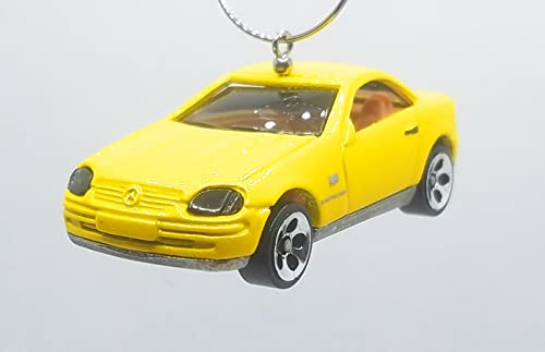 Mercedes SLK Yellow Christmas Ornament