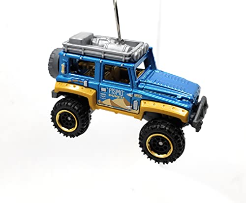 Jeep Pismo Beach Dunes Blue Christmas Ornament