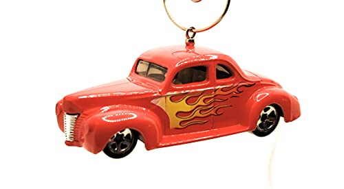 1940 Ford Business Coupe Red Christmas Ornament