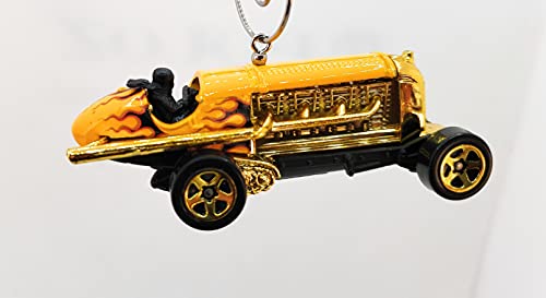 1911 Fiat Torpedo Jones Speed Racer Yellow Christmas Ornament