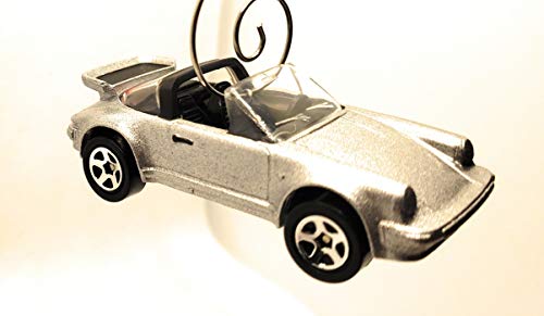 for Porsche 911 Targa  Silver Christmas Ornament