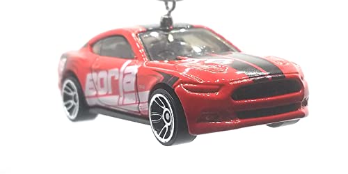 2015 Ford Mustang GT Red Black Stripes Christmas Ornament