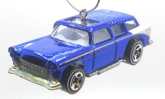 Chevy Nomad Blue White Christmas Ornament