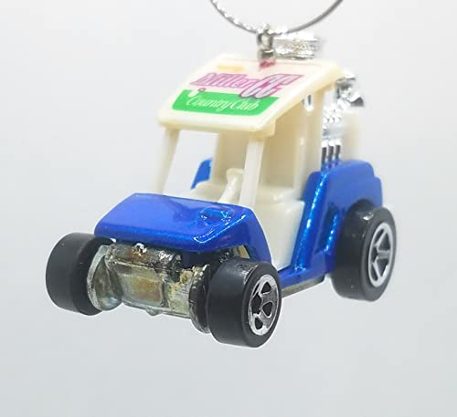 TEED Off Golf Cart Blue Christmas Ornament