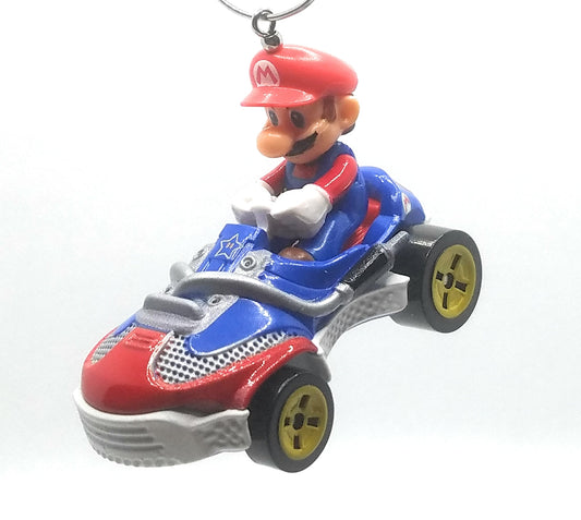 Mario Kart Mario Sneaker Cart Red Blue Christmas Ornament