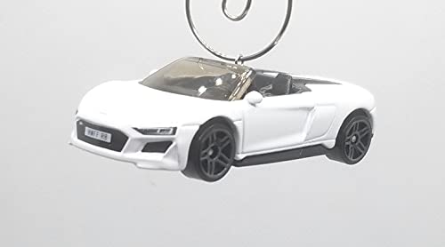 2019 Audi R8 Spyder White Christmas Ornament