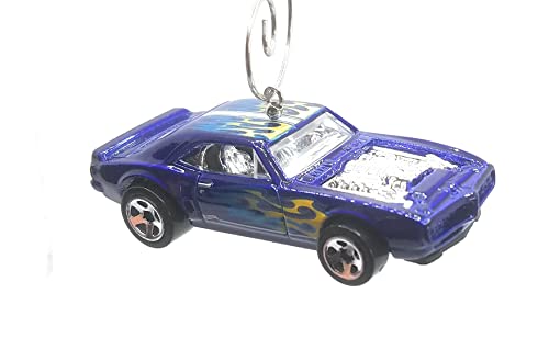 1967 Pontiac Firebird Purple Flames Christmas Ornament