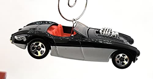 Austin Healey Black Silver Red Christmas Ornament