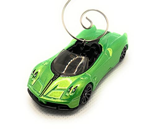 Pagani Huayra Roadster  Green Christmas Ornament