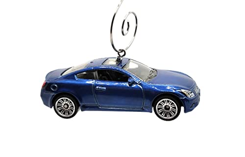 2010 Infiniti G37 Coupe Blue Christmas Ornament