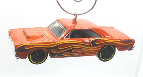 1968 Dodge Dart Copper Black Flames Christmas Ornament