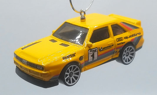 1984 Audi Sport Quattro Yellow Christmas Ornament