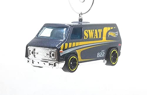 Chevy SWAT Van Blue Christmas Ornament