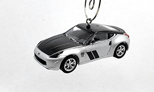 2020 Nissan 370Z Silver Black Christmas Ornament