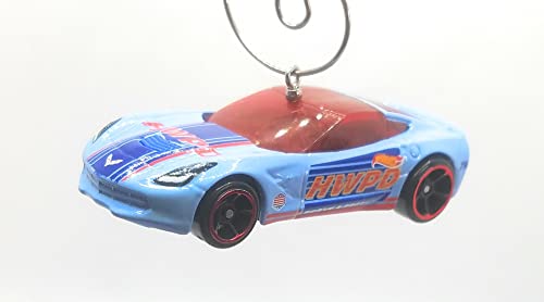 2014 Chevy Corvette Stingray Light Blue Christmas Ornament