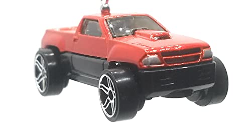 Trim TRK Truck Orange Black Christmas Ornament