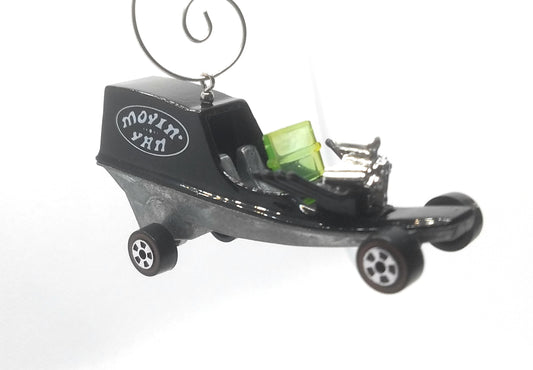 Movin Van Black Christmas Ornament