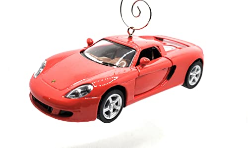 Porsche Carrera GT Red Large Christmas Ornament