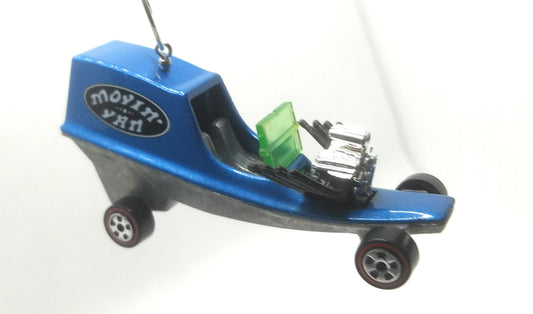 Movin Van Blue Christmas Ornament
