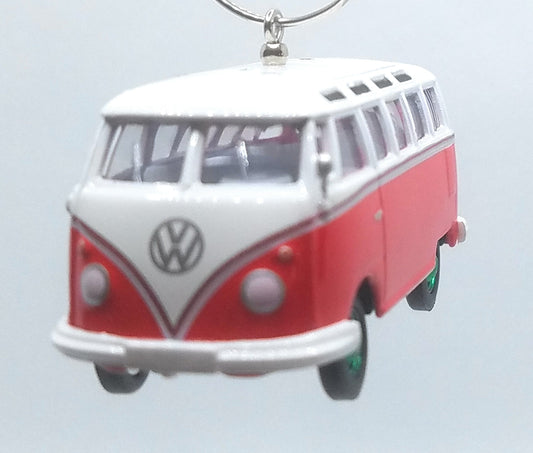 1964 Volkswagen Samba Bus Red/White Ltd Ed Christmas Ornament