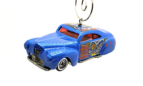 1941 Ford Coupe Zombie Attack  Blue Christmas Ornament