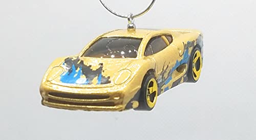 Jaguar XJ220 Gold Christmas Ornament