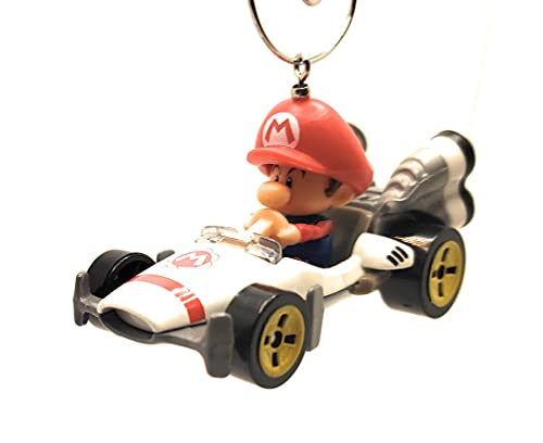 Baby Mario B-Dasher for Mario Kart Car  1:64 Christmas Ornament