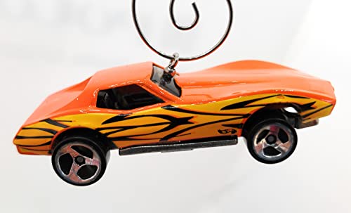 Chevy Corvette Stingray Orange Yellow Christmas Ornament