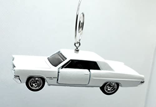 1964 Pontiac Grand Prix White Christmas Ornament