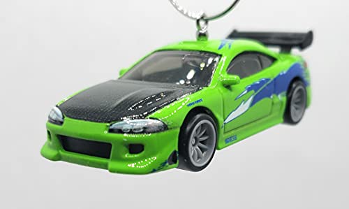 1995 Mitsubishi Eclipse Green Christmas Ornament