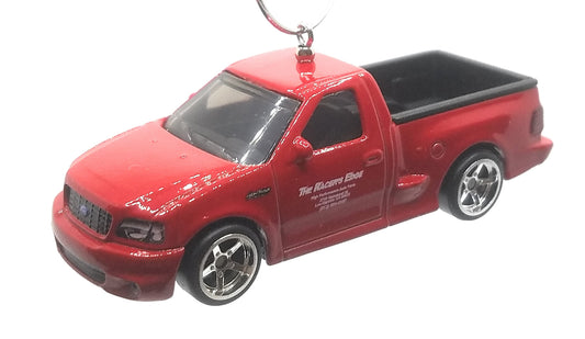 1999 Ford F-150 SVT Lightning Red Black Christmas Ornament