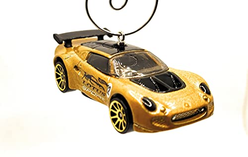 Lotus Elise Gold Christmas Ornament