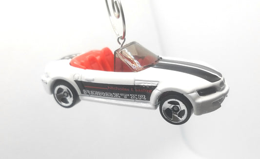 BMW M Roadster White Christmas Ornament