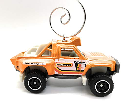 Sonora Shredder Offroad Truck Custom  Diecast Orange Christmas Ornament