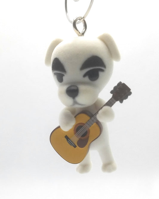 Animal Crossing K.K. White Dog with Guitar Christmas Ornament