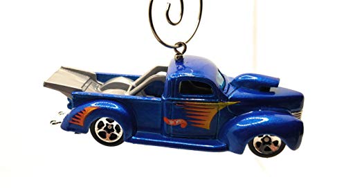 1940 Ford Pickup Truck Dragster  Blue Christmas Ornament