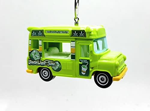 Ice Cream Truck Green Christmas Ornament