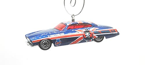 Jaguar Roll Patrol Blue Christmas Ornament