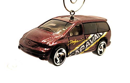 Dodge Caravan Mini Van  Purple Christmas Ornament