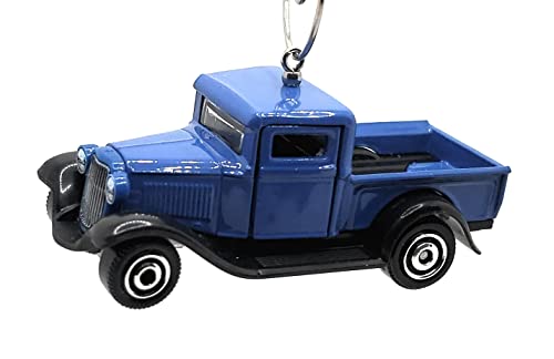 1932 Ford Pickup Truck Blue Christmas Ornament