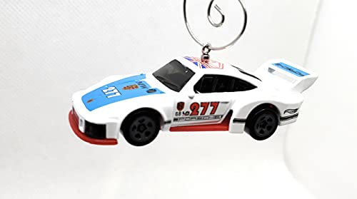 Porsche 935 White Christmas Ornament