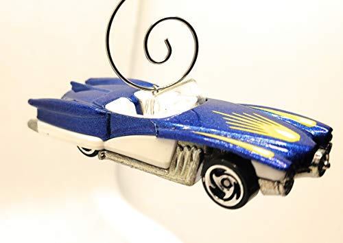 Lowrider Street Beast  Blue White Christmas Ornament